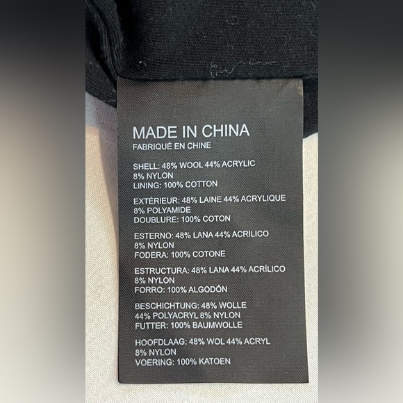 Club Monaco Vest wool blend, preowned EUC size S - Picture 4 of 5